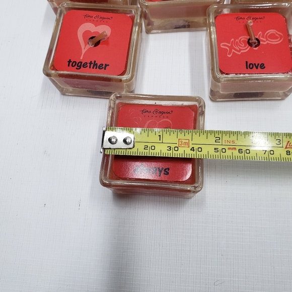 Ganz Time & Again Candle Red Votive Tealight Set Cinnamon Scented Valentines - Picture 15 of 16